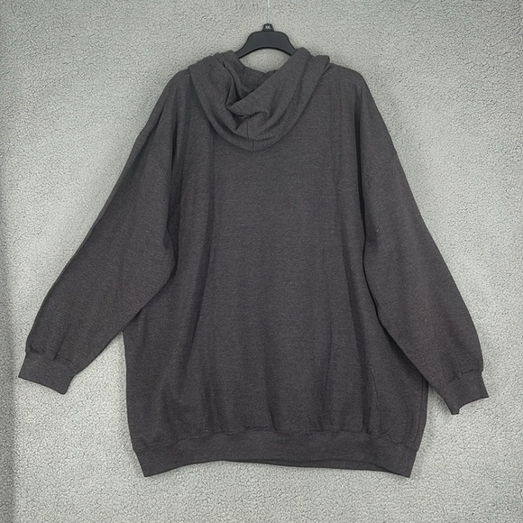 Majestic gray Houston Texans hoodie long sleeve kangaroo pocket men’s 4XL shirt - Picture 12 of 14